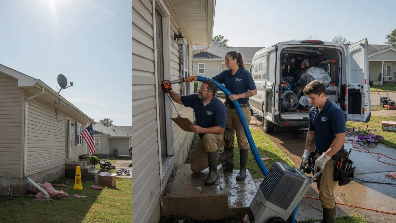 Ceiling Water Damage Restoration in Hastings, IA near me